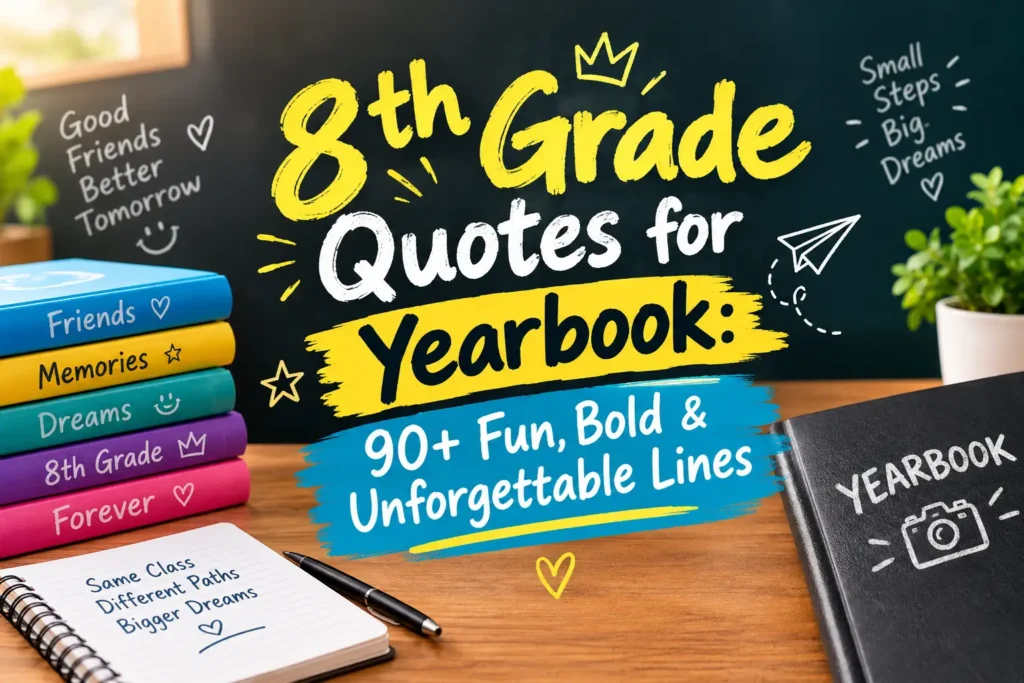 8th grade quotes for yearbook